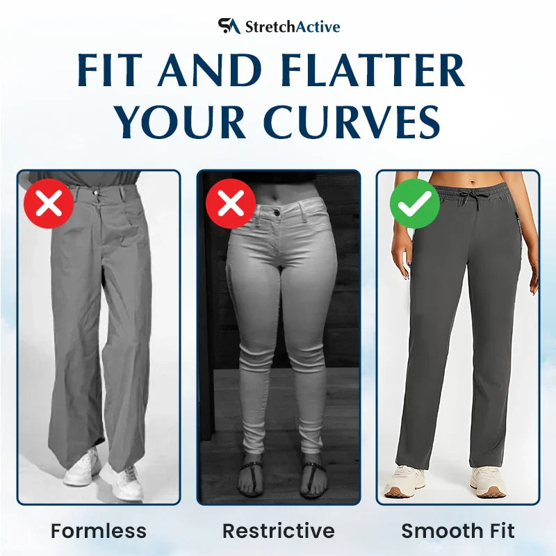 StretchActive - Atmungsaktive Ultra-Stretch Freizeithosen für Frauen